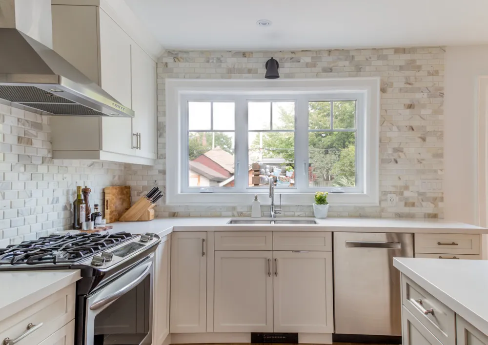 Eleventh Street- Cocina blanca de transición