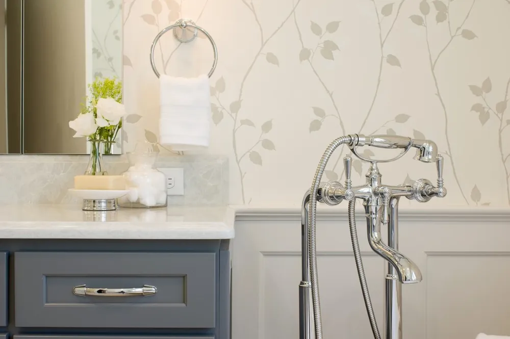 Романтический ремонт ванной комнаты