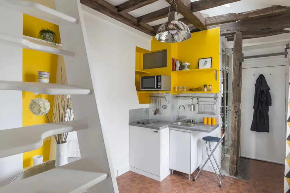 Petite surface optimisée et combles récupérés