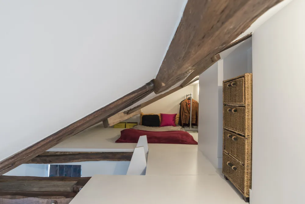 Petite surface optimisée et combles récupérés