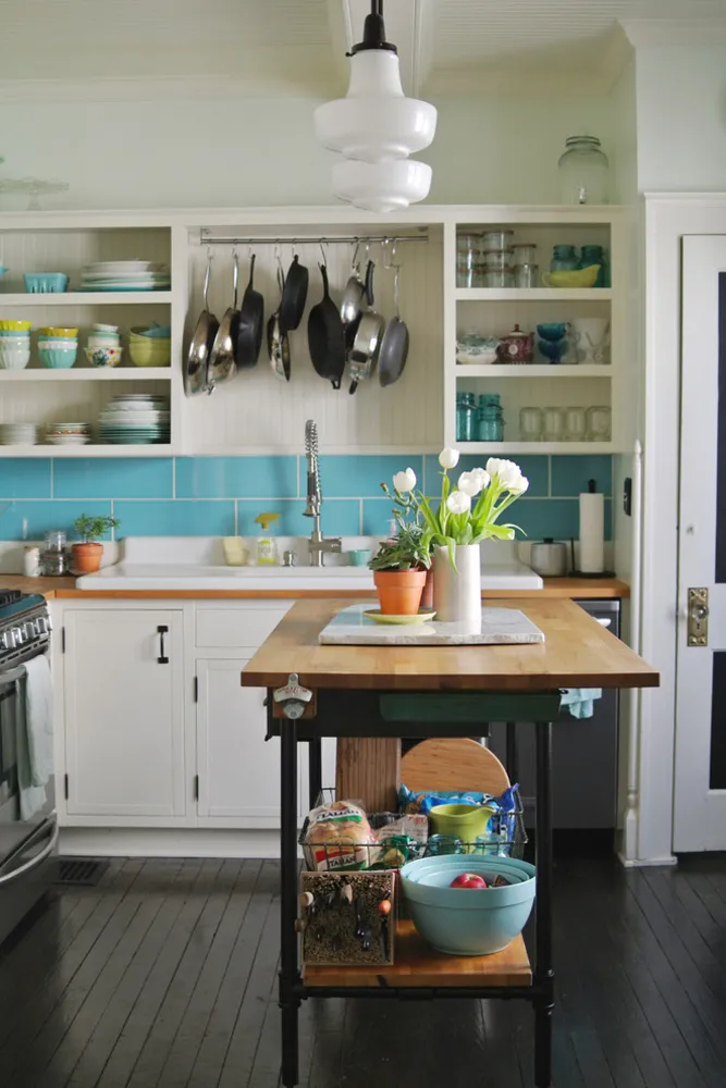 Calm Cool Kitchen Makeover