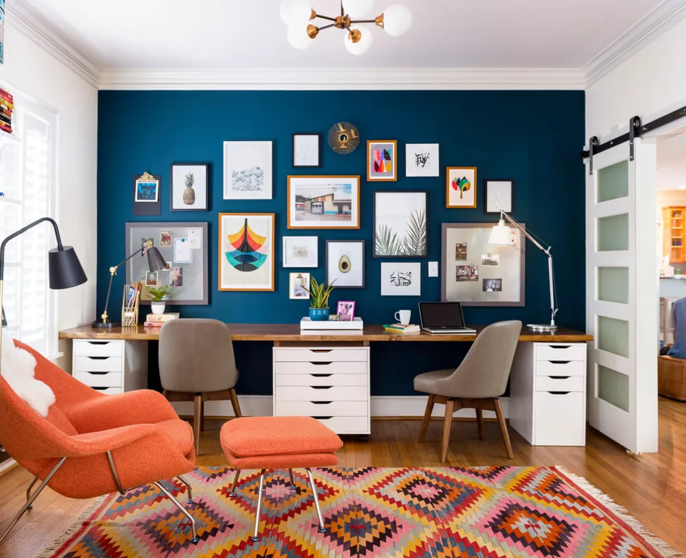 Modern Eclectic Office