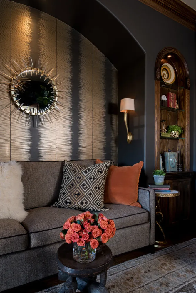 ETHNIC CHIC-thuiskantoor/logeerkamer