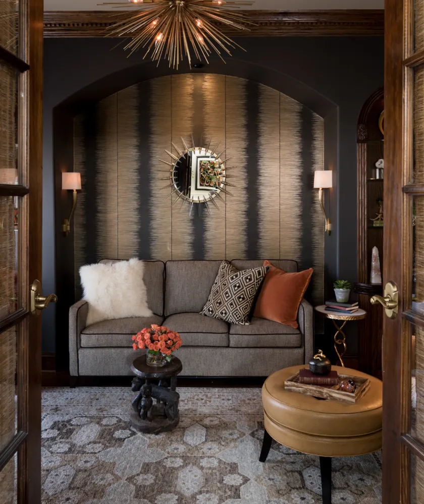 ETHNIC CHIC-thuiskantoor/logeerkamer