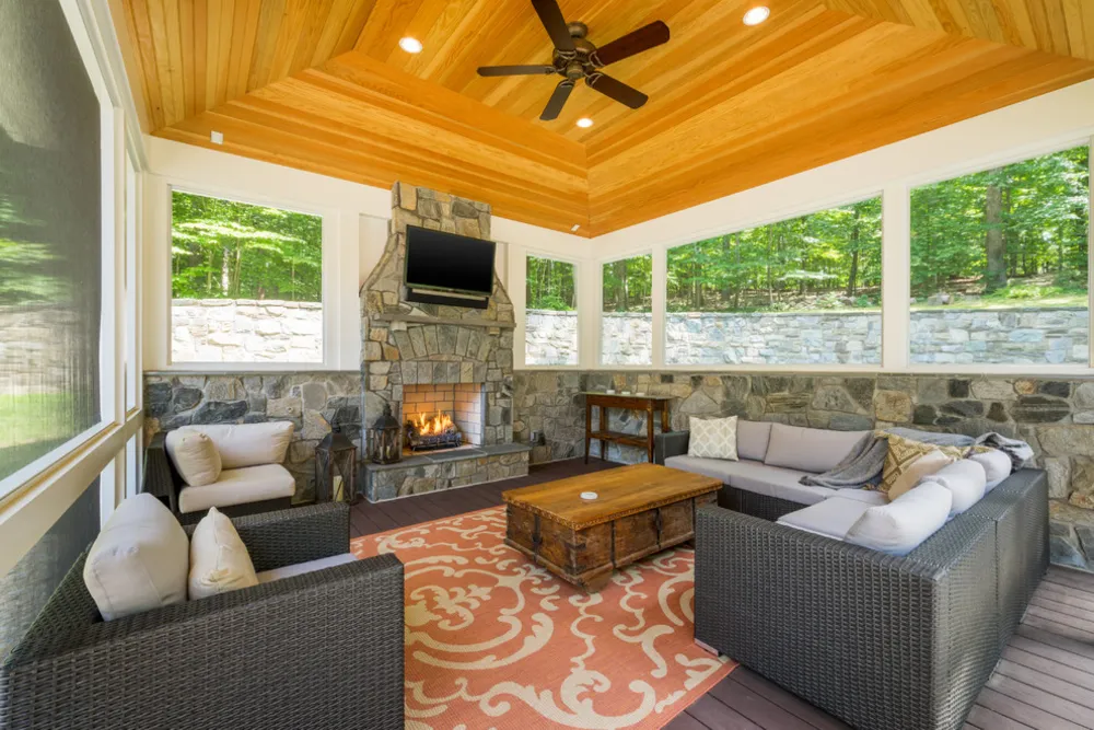 Oceněný venkovní obytný prostor