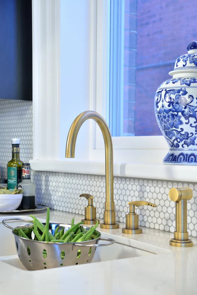 Fransk bistroinspirerat kök Riverdale Inredning Toronto