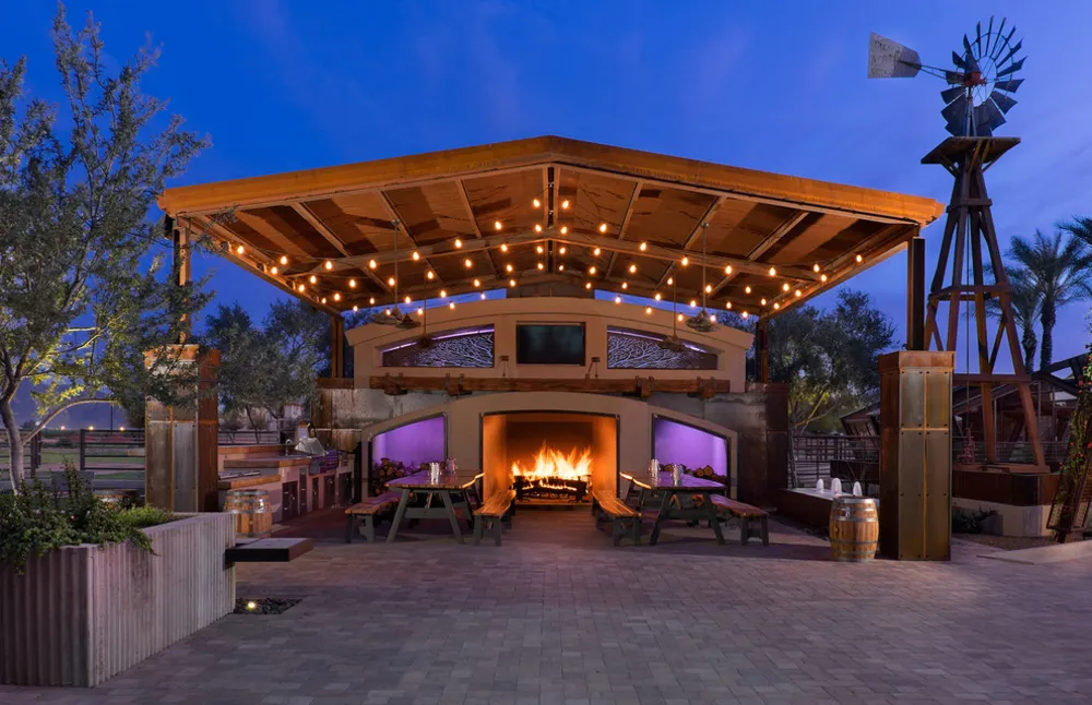 Patio contemporain