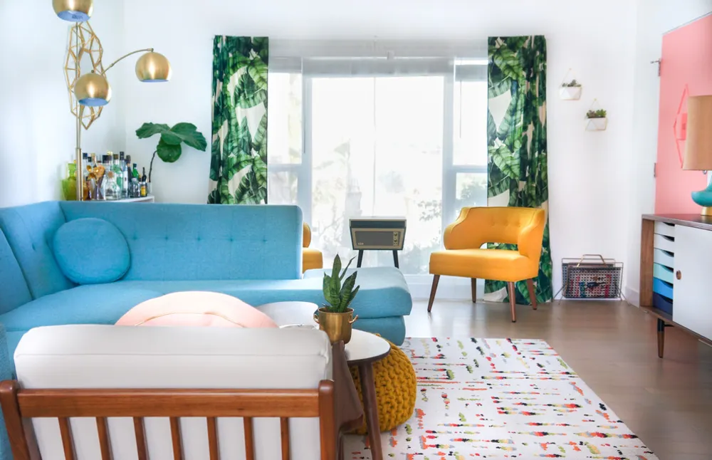 Můj Servista: Byt v Palm Springs hýří veselými barvami