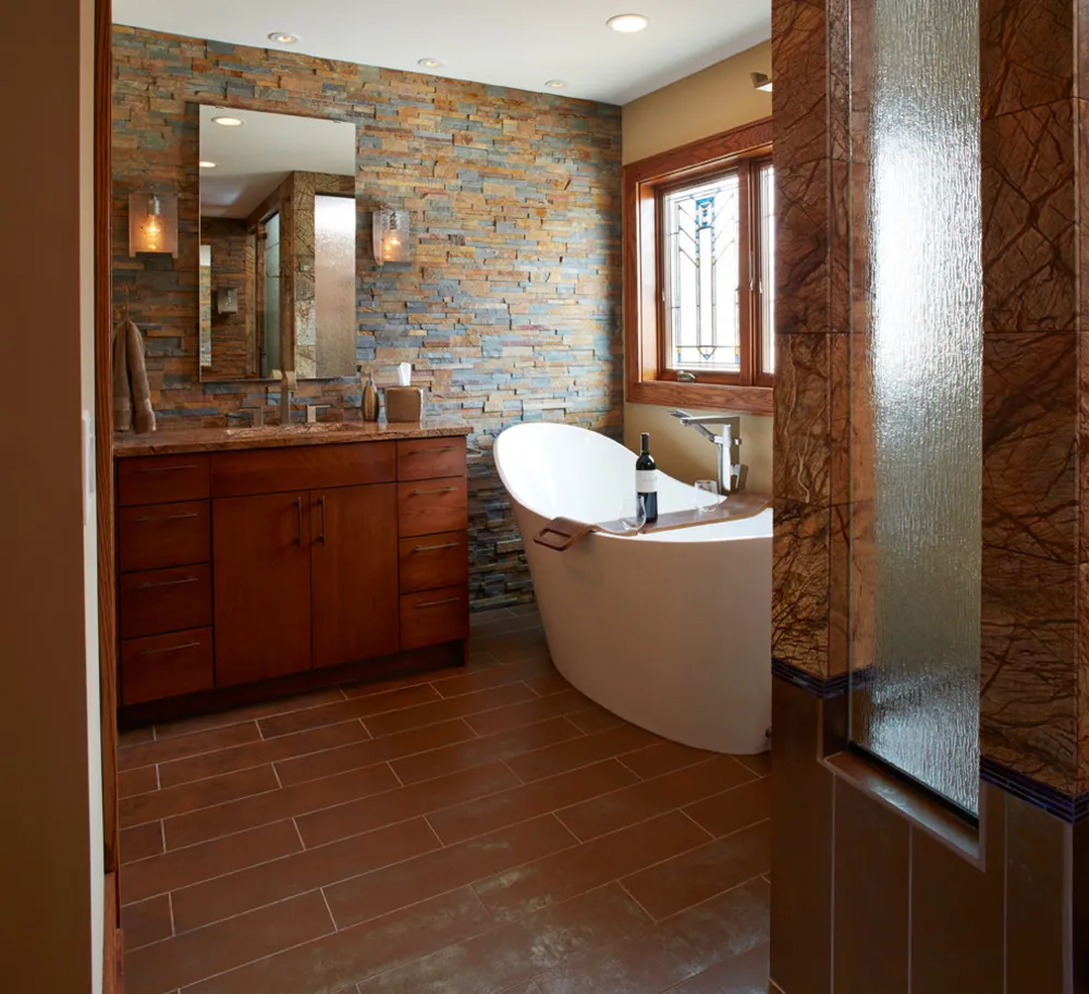 Craftsman Inspired Master Bath In Rosemount MN