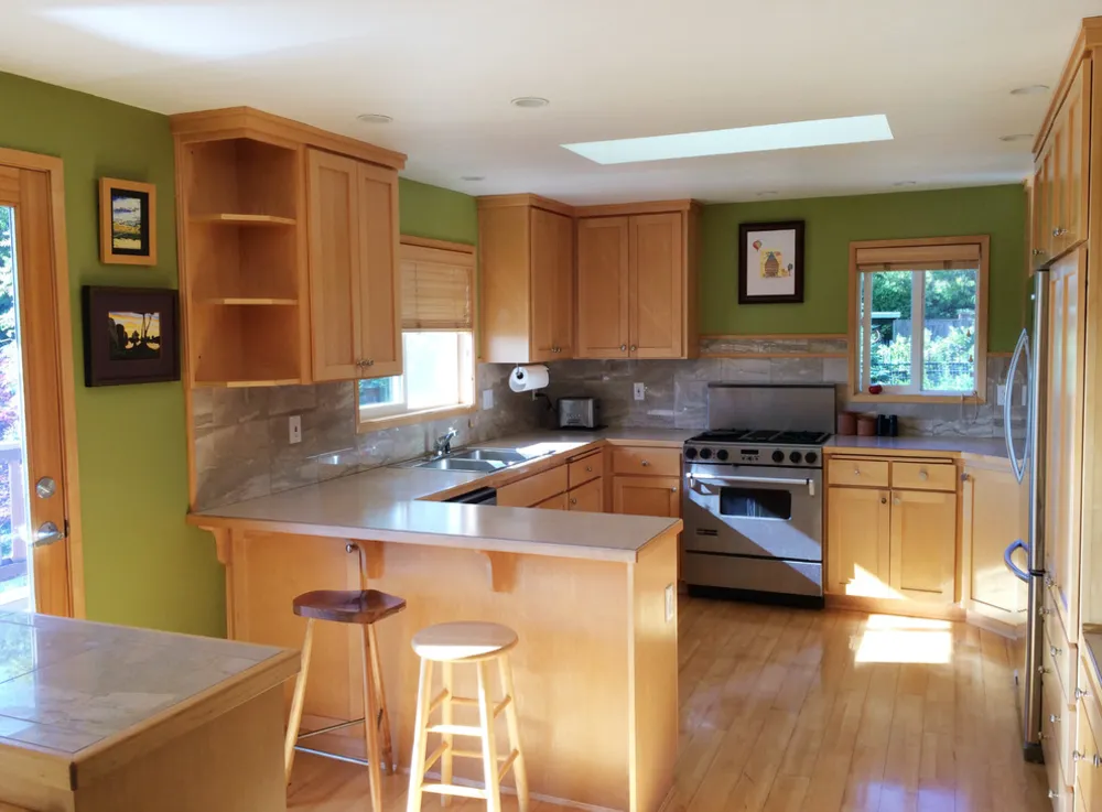 Před: Přestavba kuchyně z čerstvého javoru