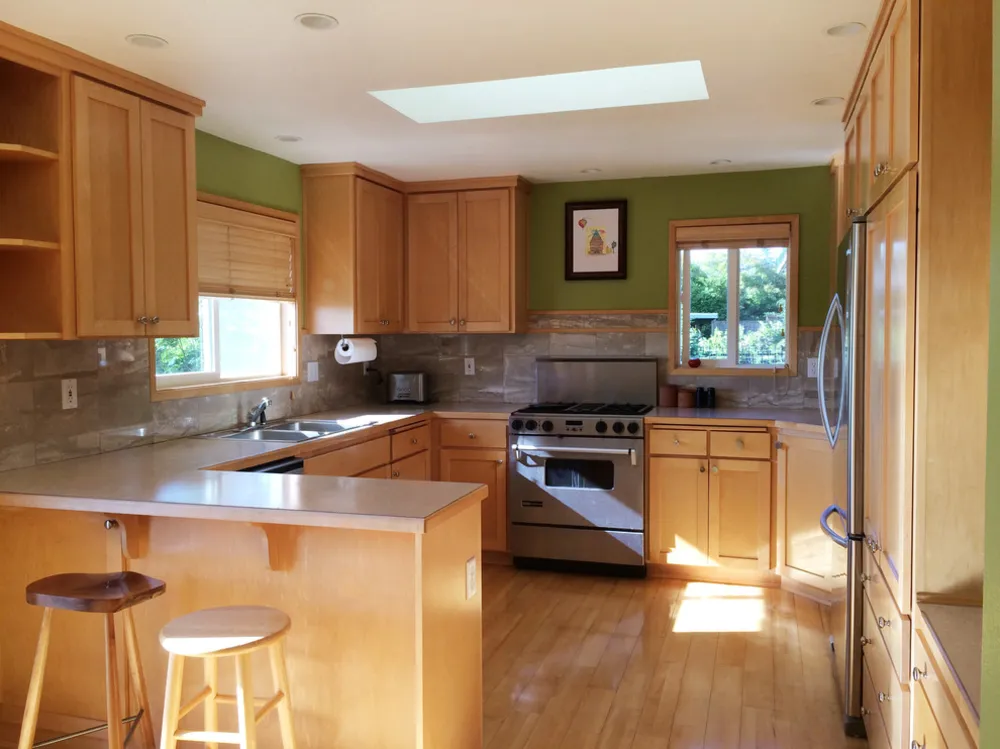 Před: Přestavba kuchyně z čerstvého javoru