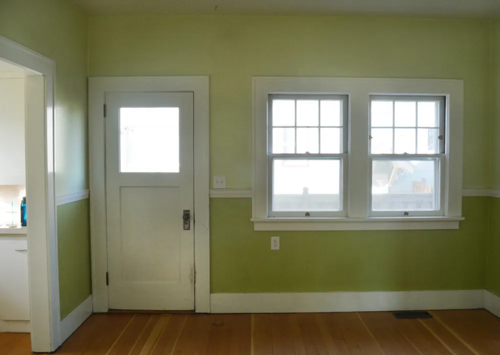 До: современная деревенская кухня в Портленде, штат Орегон