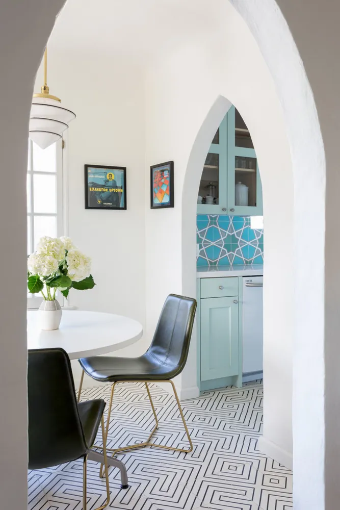 Los Feliz Bunte Küchenrenovierung