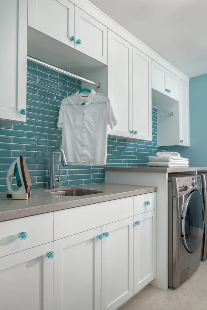 Transitional Laundry Room