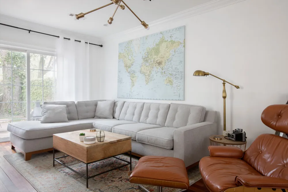 My Servista: neutrale chique stijl in een huis in South Carolina uit 1901