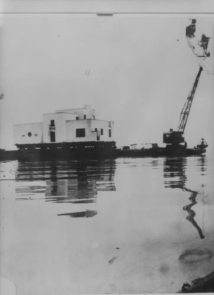 Rostone House Moving by Barge