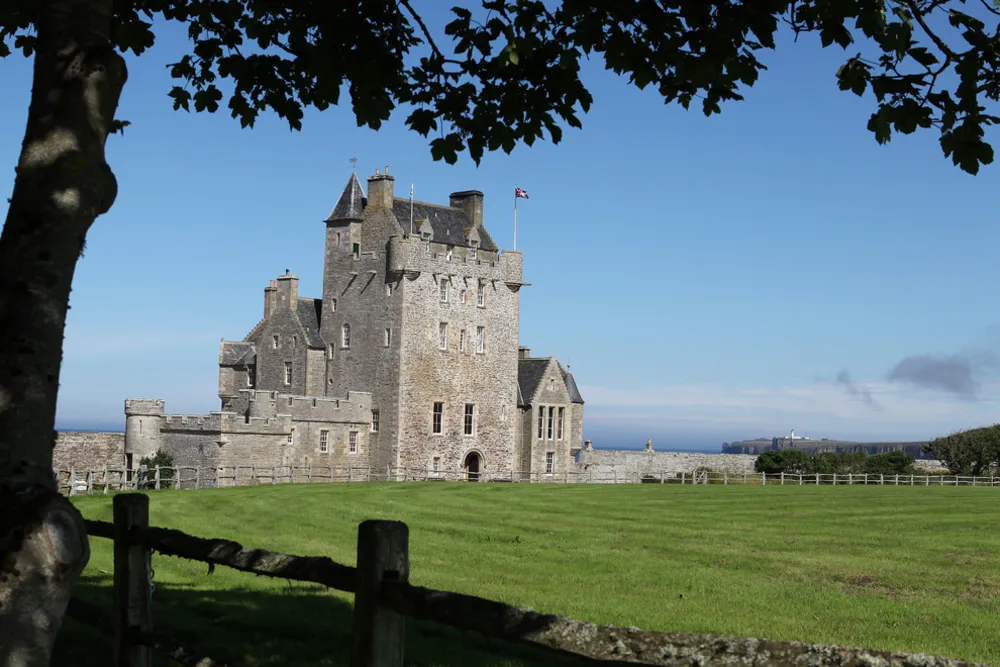 Ackergill Tower i Argyll, Skotland