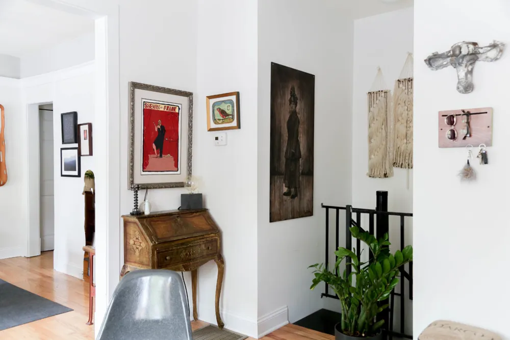 Mein Servista: Bedeutungsvolle Kunst personalisiert dieses Zuhause in Chicago