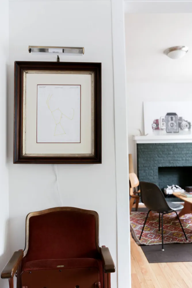 Mein Servista: Bedeutungsvolle Kunst personalisiert dieses Zuhause in Chicago