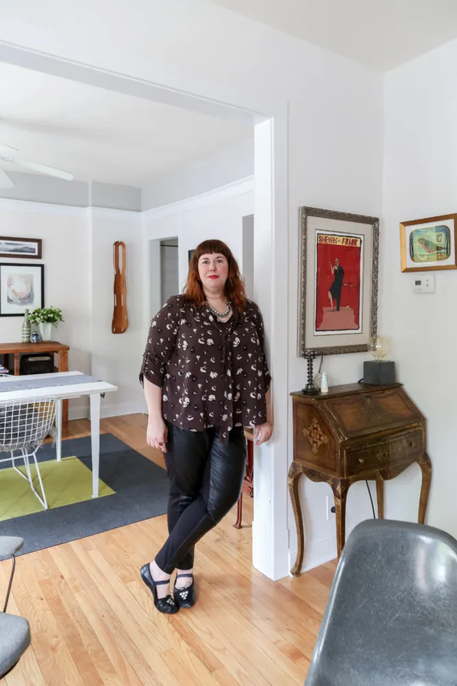 Mein Servista: Bedeutungsvolle Kunst personalisiert dieses Zuhause in Chicago