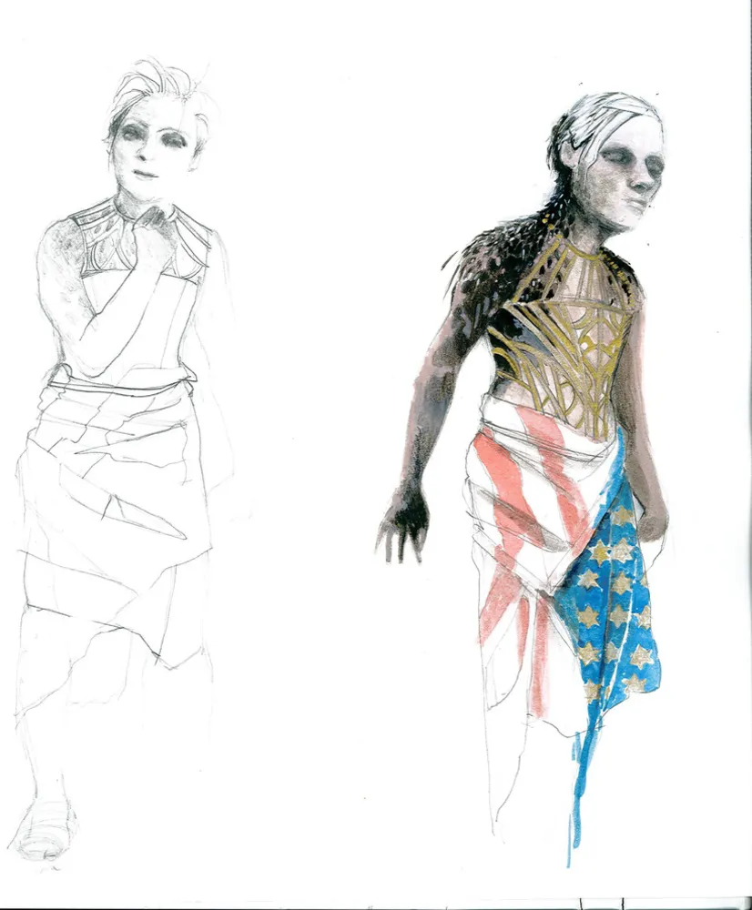 Angel for Tony Playbill (Angels in America Rendering)