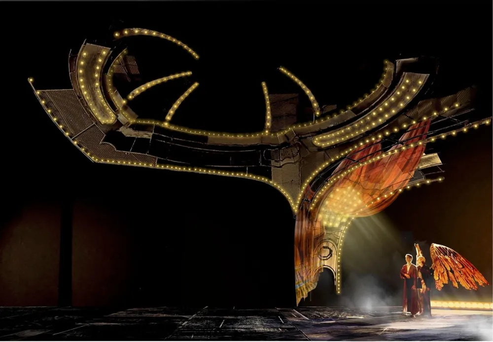 Angels in America Heaven Set Rendering