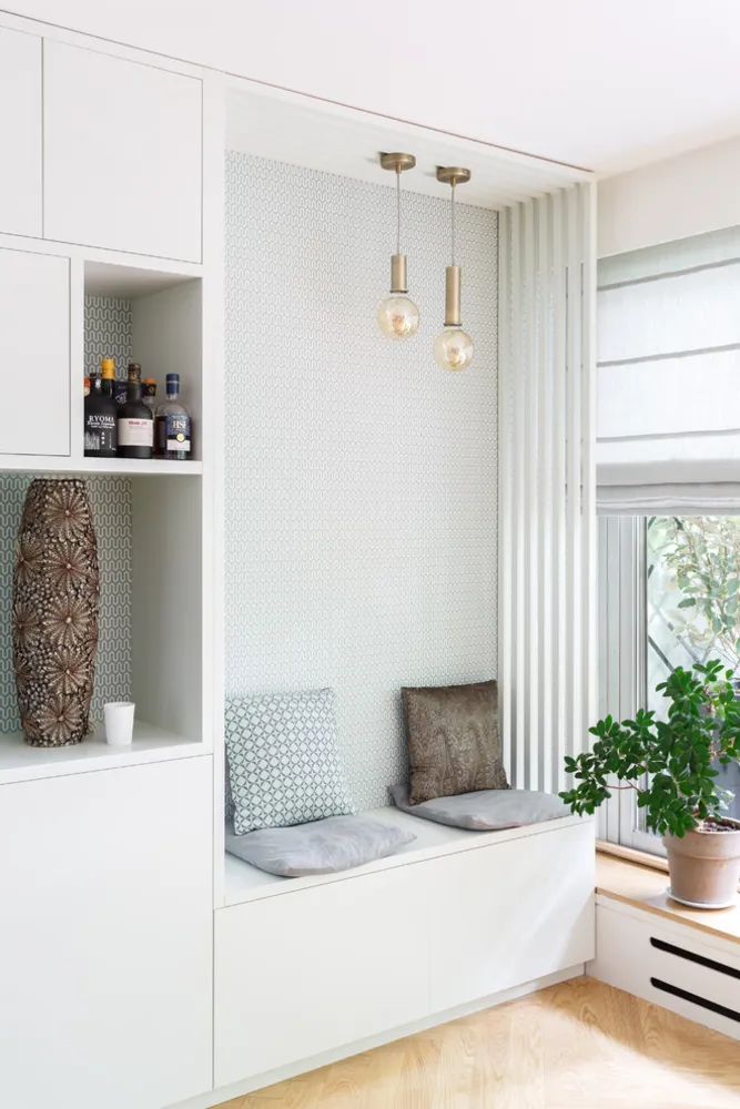 Rénovation épurée pour cet appartement sur l'île de la Jatte
