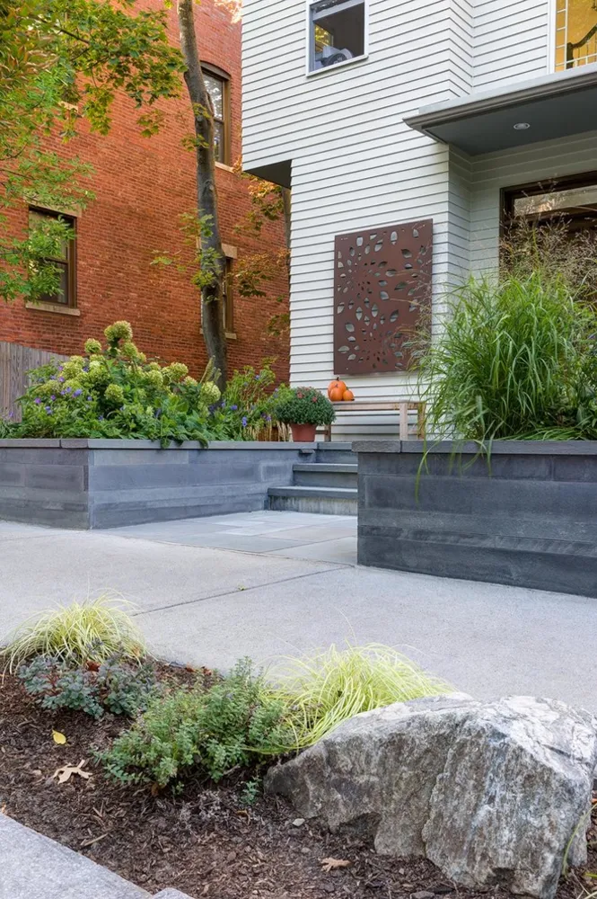 Brookline Modern Ön Bahçe