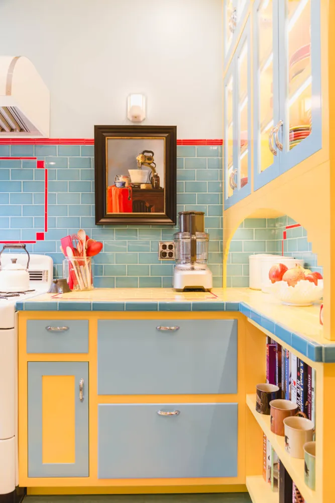 Art déco-stil från depressionstiden inspirerar ett Chicago-kök