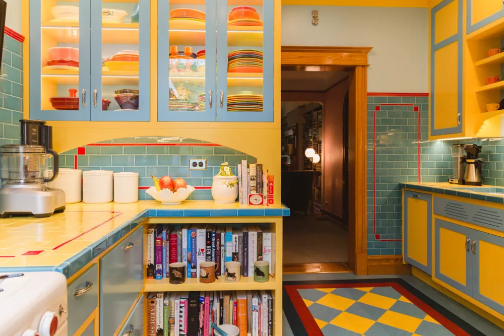 Art déco-stil från depressionstiden inspirerar ett Chicago-kök
