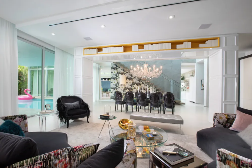 Maison moderne au pays des merveilles