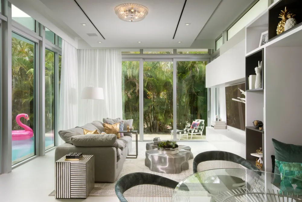 Maison moderne au pays des merveilles