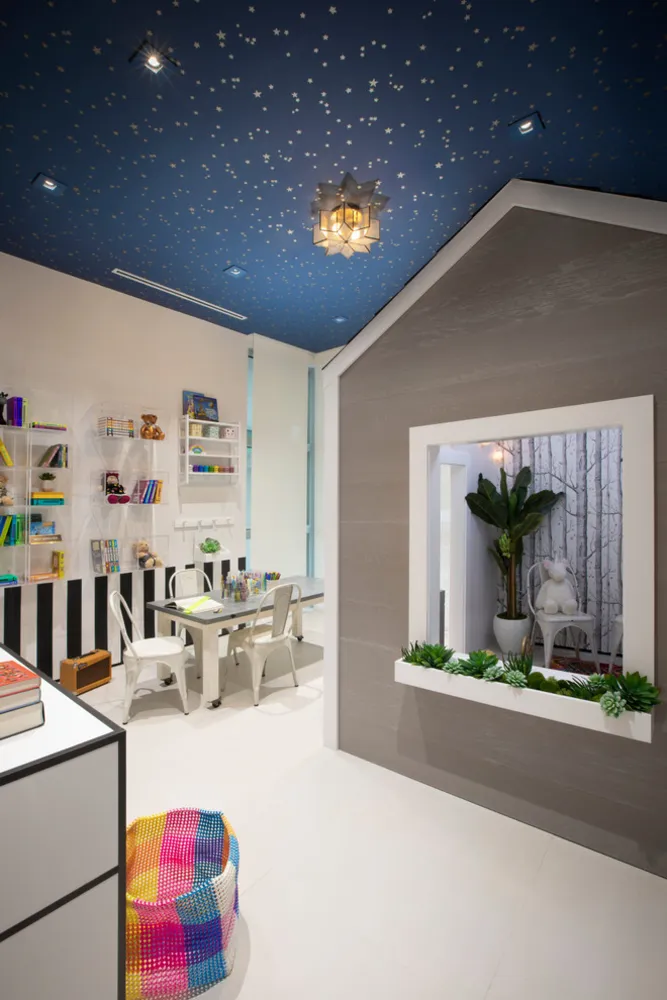 Maison moderne au pays des merveilles