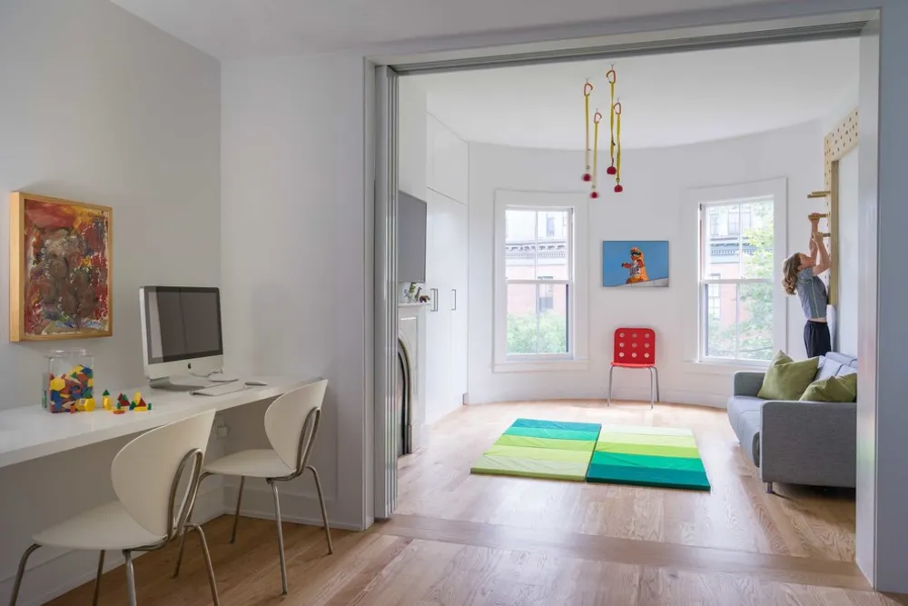 SouthEnd RowHome Playroom and Study
