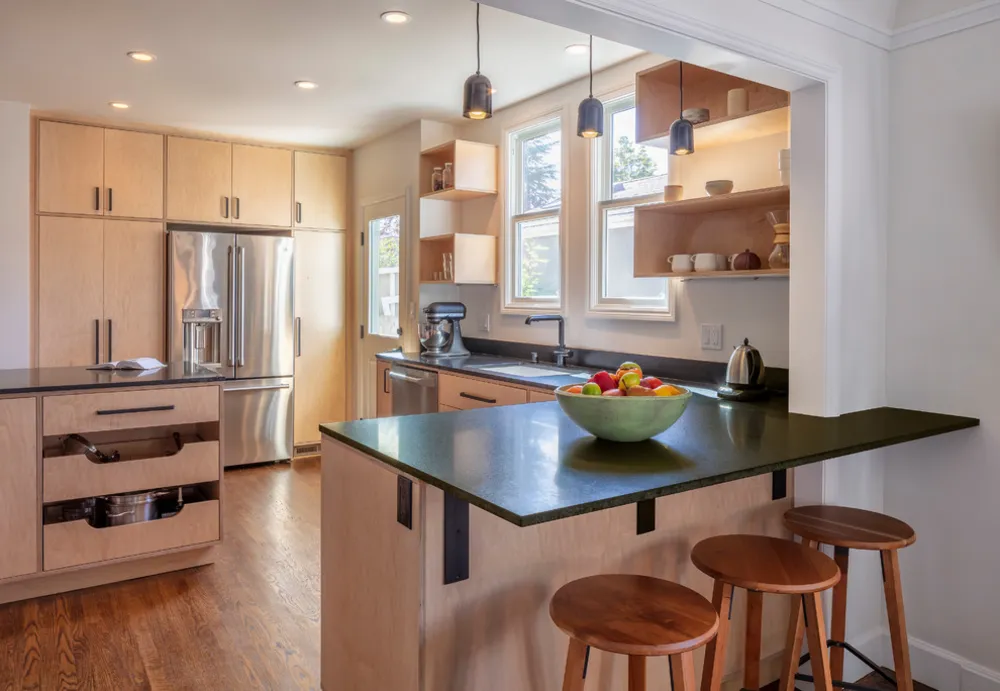 2018 Berkeley Raw Wood Kitchen Remodel