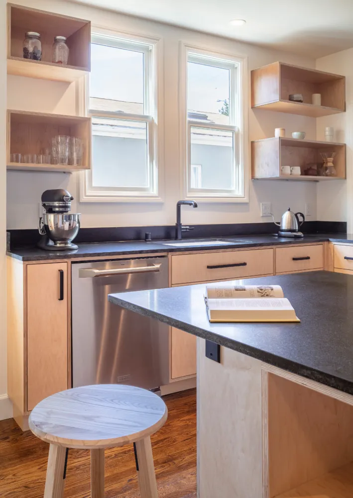 2018 Berkeley Raw Wood Kitchen Remodel