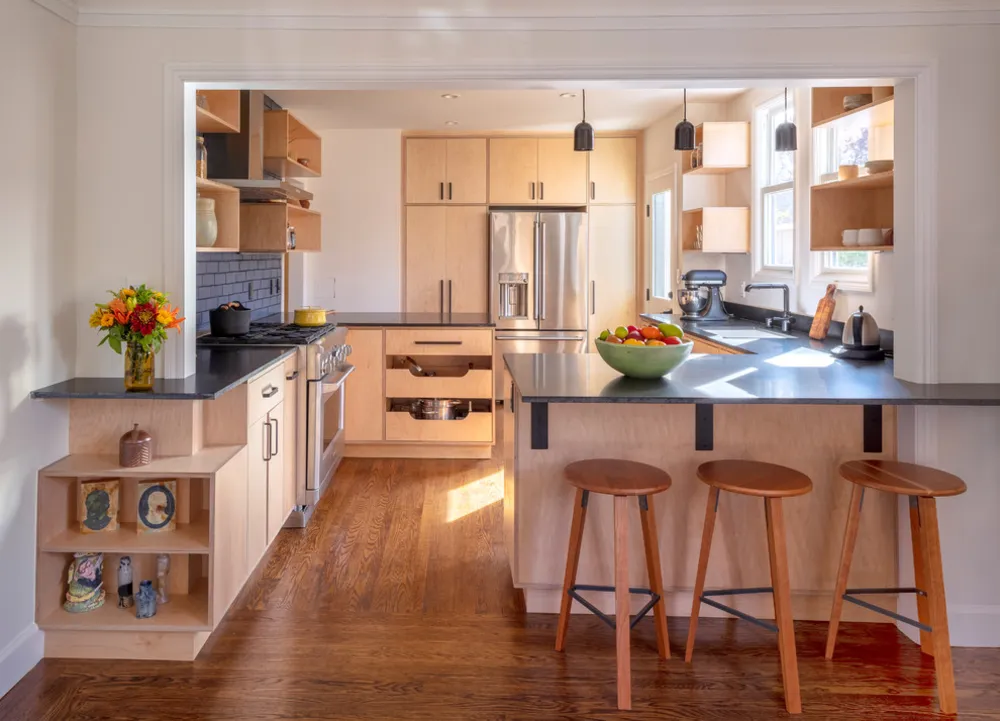 2018 Berkeley Raw Wood Kitchen Remodel