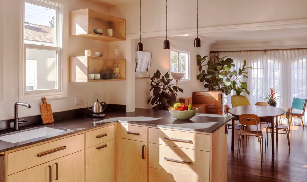 2018 Berkeley Raw Wood Kitchen Remodel