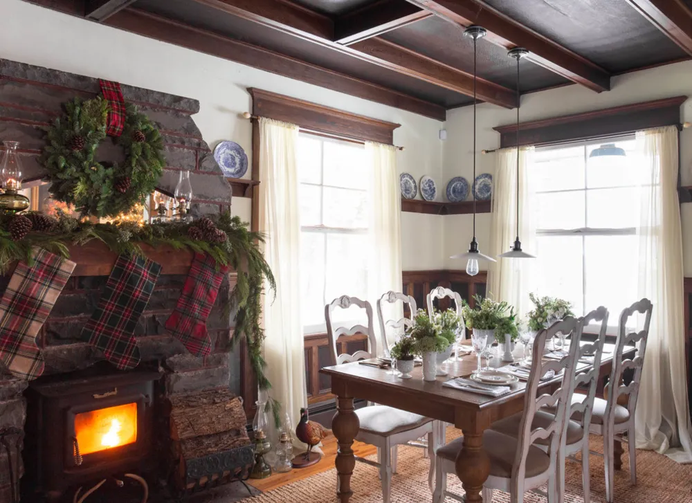 Świąteczne pejzaże stołowe