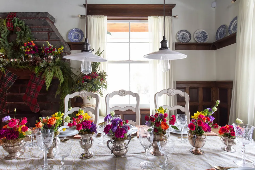 Świąteczne pejzaże stołowe