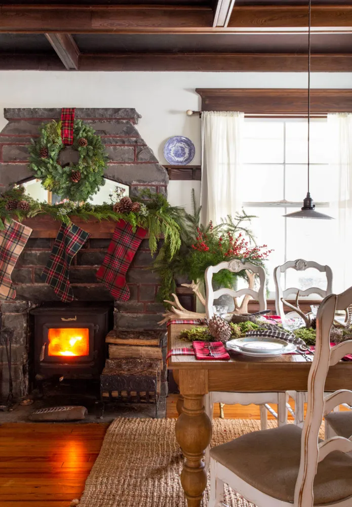 Świąteczne pejzaże stołowe