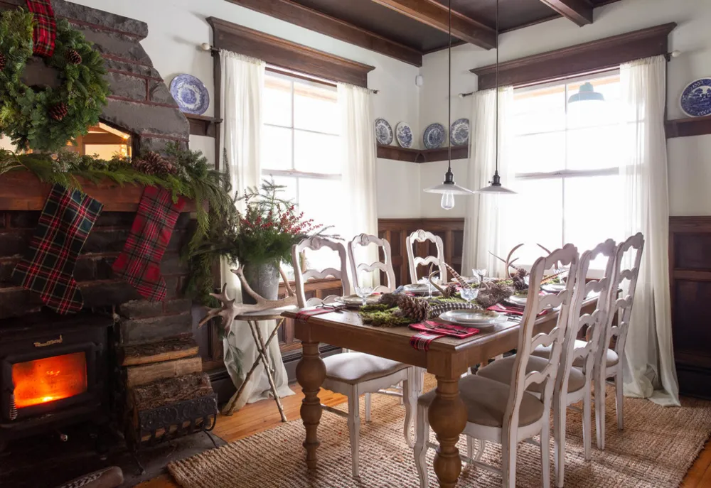 Świąteczne krajobrazy stołów