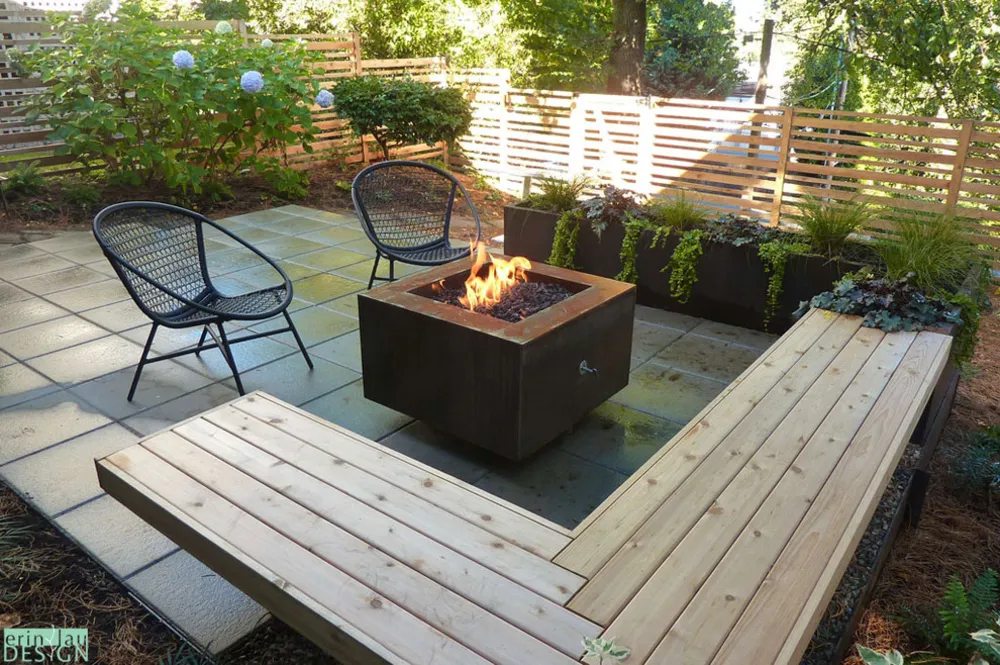 Shady Madrona Front Patio
