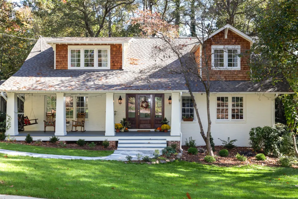 Tillägg på andra våningen inuti bälteslinjen