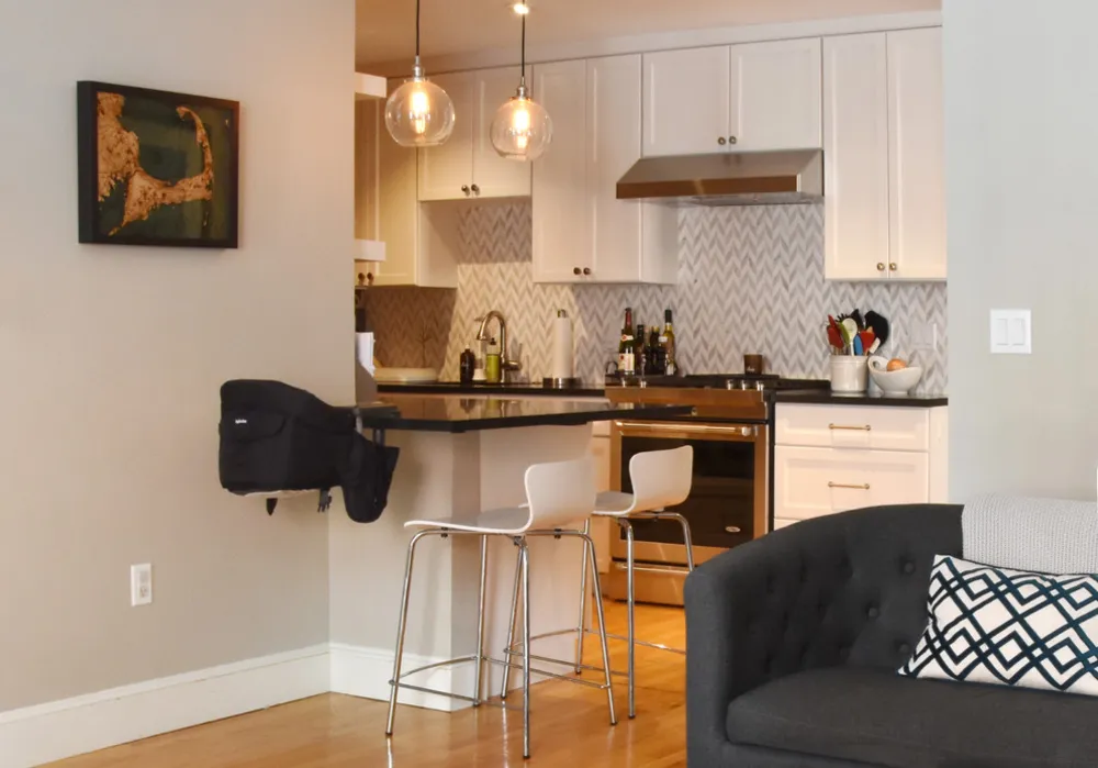 Small Space Family Living in Boston