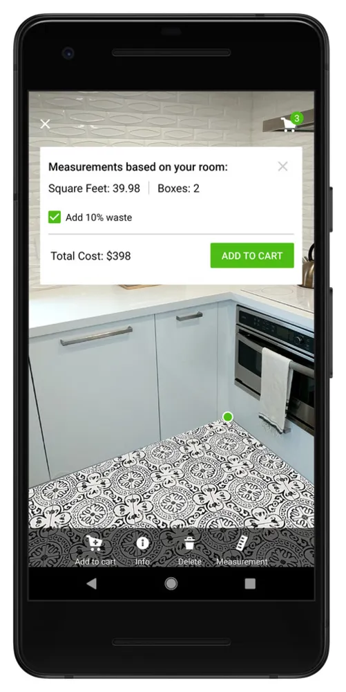 Servista'un Geliştirilmiş Uygulamasını Kullanarak Yerinizi Sanal Döşemeyle Kaplayın