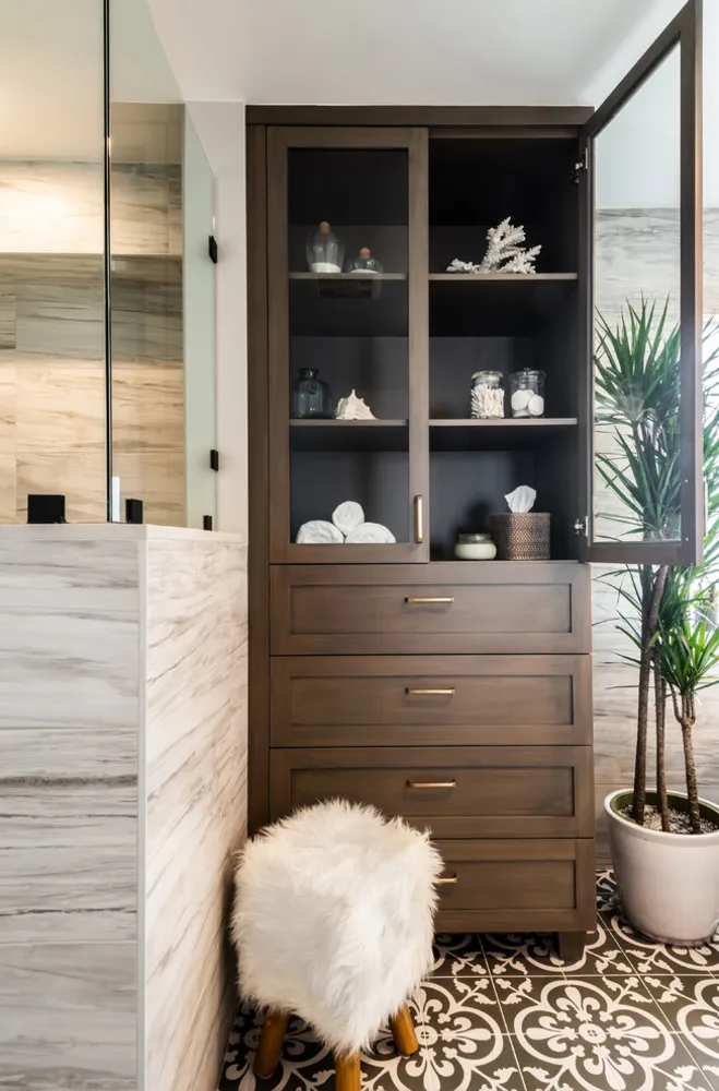 Salle de bain principale Zirbel