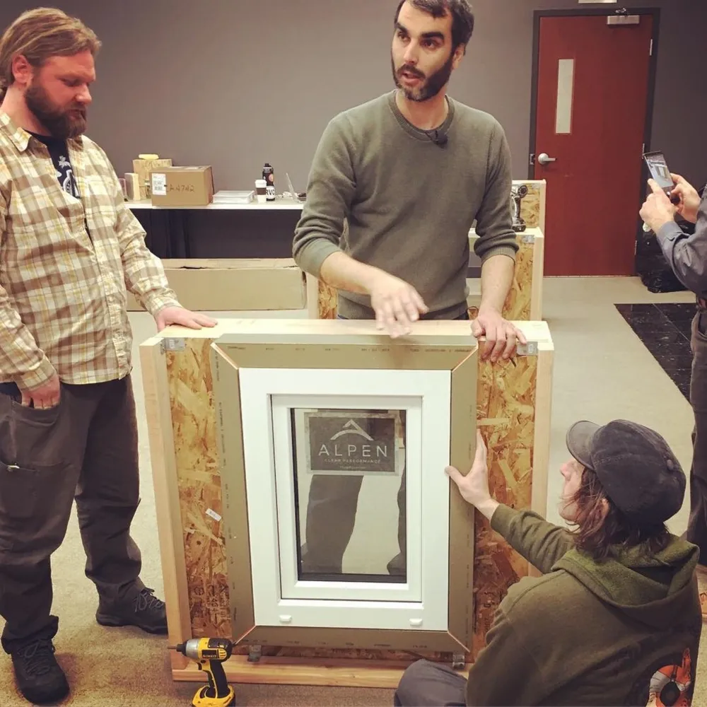 Passiivirakennuksen koulutus rakentajille