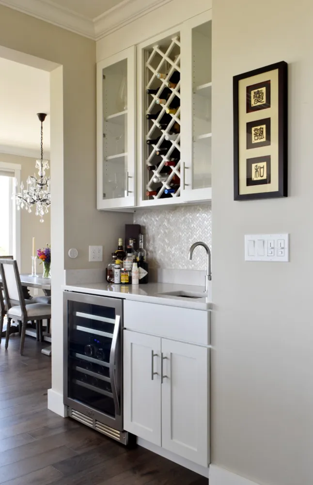 Glamour contemporáneo en una casa de South Burlington, Vermont