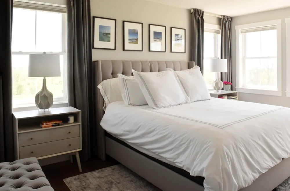 Современный гламур в доме в Южном Берлингтоне, штат Вермонт